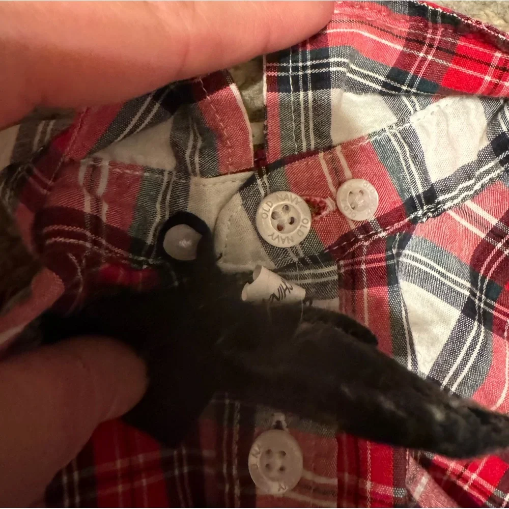 Old Navy 18-24M Plaid Button up shirt